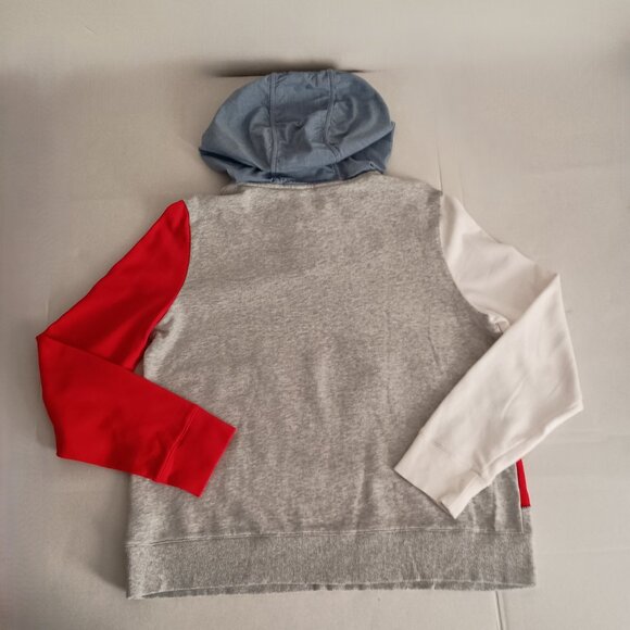 Nautica Boys Red White Blue Pullover Hoodie Sweatshirt Size XL - Picture 14 of 16